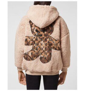 Phillip Plein Teddy Bear Faux Fur Jacket